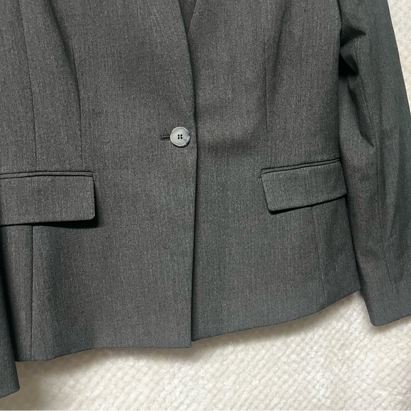 Antonio Melani Womens Blazer Dark Gray Size 8 Career Professional Business Work - Picture 6 of 8